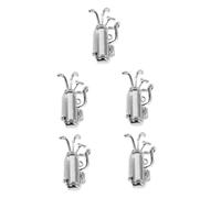 Racket Boutonniere Lapel Chain Party Sports Brooch Pins Golf Themed Pin Shawl Clips for Sweaters Silver Copper