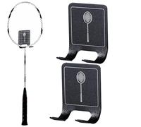 Racket Rack, Heavy Duty Tennis Racket Holders, 1.77x2.36 inches Badminton Paddle Holder, Space Saving Vertical Display Stand, Paddle Storage Organizer for Garage, Bedroom, Gym