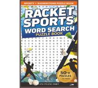 Racket Sports Word Search: Fun Puzzles Featuring Tennis, Badminton & Table Tennis for All Ages