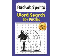 Racket Sports Word Search Puzzle Book: Word Search with Easy to Read Print about Sports, Racket Sports, Sports Fun and more | 6x9minches, 110 pages | ... Gift for Vacations, Holidays, and Free Times