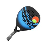 Rackets for Adults, Hollow Racket Design, Beach Racket Tennis Carbon, Carbon Fiber Shock-Resistant Sports Equipment for Women Men, Beginner-Friendly, Use for Family Fun, 27 x 20 x 1.5 cm