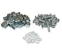 rackgold Zinc 10 - 32 tuercas y tornillos w/arandelas), color - hechas en Estados Unidos.