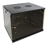 RackMatic - Armario Rack 19" Mural de 9U Negro SOHOrack 540x450x448 mm