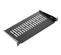 RackMatic - Bandeja estanteria para Armario Rack 19" fijación Frontal 1U Profundidad de 255 mm