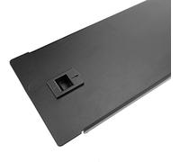 RackMatic - Panel Ciego de 2U para Armario Rack 19" Tapa Metal Negra a presión