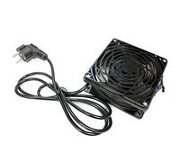 RackMatic - Ventilador de Techo para Armario Rack 19" de 120mm 220VAC con Rejilla y Cable de alimentación