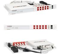Rackmount.IT - Kit de Montaje en Rack para Fortinet FortiGate 80F / 81F / 80F-Bypass - Montaje en Rack 1U de 19 Pulgadas - Puertos Frontales (RM-FR-T15)