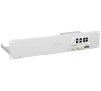 Rackmount.IT RM-FR-T31 - Kit de montaje en rack para cortafuegos Fortinet FGR-70F, FGR-70F-3G4G y FGR-70G - 2U, puertos frontales, acero blanco señal (RM-FR-T31)
