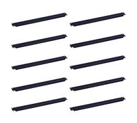 RackPath Espaciador de panel de montaje en rack en blanco 1U (paquete de 10) para gabinete de rack de servidor de 19 pulgadas o gabinete de red