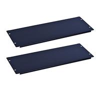 RackPath Espaciador de panel de montaje en rack en blanco de 4U para recinto de rack de servidor de 19 pulgadas o gabinete de red, paquete de 2