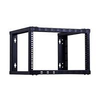 RackPath Marco abierto del bastidor del soporte de la pared 6U 19" estante del equipo del servidor resistente - profundidad 17"