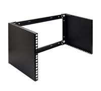 RackPath Soporte de panel de conexión de montaje en pared 6U para servidor y equipos de red, 28.6 cm de profundidad, resistente capacidad de 150 libras
