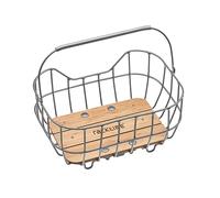 Racktime Baskit Breeze Cesta para Bicicleta, Unisex Adulto, Plata, Size