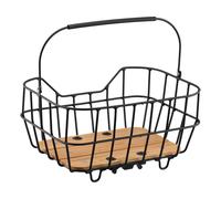 Racktime Cesta de bicicletas Bask-it Breeze negro 25 litros