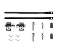 Racktime Kit de Montaje Basic 2.0 Fold IT 2.0 Eco para fijación de portaequipajes Negro