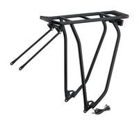 Racktime Portaequipajes Gleamit 2.0 con luz trasera para E-Bikes negro 28"-29"