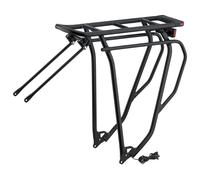 Racktime Portaequipajes Gleamit 2.0 Tour con luz trasera de dinamo negro 28"-29"