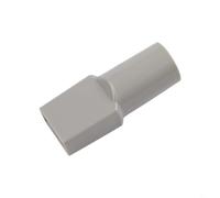 Rackumic Adaptador convertidor de manguera para colector de polvo Midea SC861 SC861A S3-L041C Conector de cabeza redonda a cuadrada de plástico de 92 mm de longitud 35 mm de ancho 31 mm de diámetro