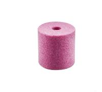 Rackumic Afilador de taladro portátil, herramienta de molienda de corindón para brocas de hierro con carcasa de plástico ABS, compacta para taller, uso doméstico, rosa (piedra de molienda)