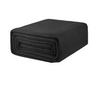 Rackumic Alfombrilla cuadrada para piscina, antideslizante, protección contra pinchazos, poliéster, para tienda de campaña, picnic, jardín, color negro, 3 x 3 m (3 x 3 metros)