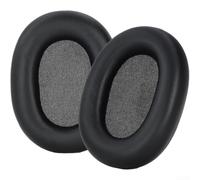 Rackumic Almohadillas de repuesto para auriculares SONY WH1000XM6, fundas de piel de proteína, suaves, transpirables, aislantes de ruido, color negro y azul oscuro para champán (B)