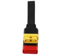 Rackumic Cable de extensión OBDII de 16 pines para escáneres de diagnóstico automotrices con transferencia de señal fiable y carcasa ABS robusta para uso doméstico profesional en color negro