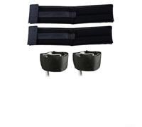 Rackumic Correas ajustables para zancos de yeso, bandas anchas acolchadas de nailon para zancos de una sola pierna, seguras para instaladores profesionales de paneles de yeso, color negro, 27 x 11 x 5