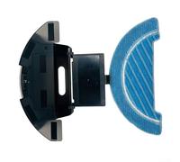 Rackumic Depósito de agua y caja de polvo 2 en 1 para Cecotec para robot aspirador CONGA 1090, accesorio de plástico negro y azul de alta capacidad para limpieza de suelos del hogar, barrido y