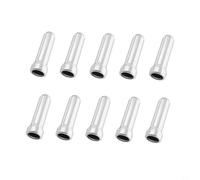 Rackumic Extremo de cable de bicicleta de aleación de aluminio, 10 piezas, virolas de carcasa del desviador de freno para bicicletas de carretera MTB delantero y trasero, juego de fijación de