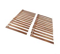 Rackumic Juego de 26 divisores de almacenamiento de discos, guías organizadoras alfabéticas para soporte de colección de CD LP, tablero marrón para biblioteca doméstica, accesorio de tocadiscos DJ