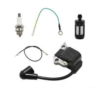 Rackumic Juego de bobinas de encendido para motosierras MS170 MS170C MS180 MS180C sustituye a 1130 400 1302 construcción de plástico de alta temperatura que mejora el motor para respuesta y arranque