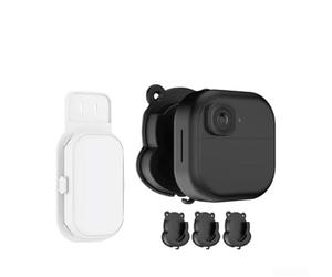 Rackumic Juego de soportes de montaje en pared para BLINK 4 4ª generación para BLINK para MINI para BLINK para MINI 2 y Ring Indoor Cam 2ª generación, paquete de 4 ABS negro con tornillos