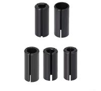 Rackumic Kit adaptador de destornillador de pinza de enrutador, agarre estable de acero tratado térmicamente para convertir máquina de brocas de grabado, varios tamaños de vástago de 6 mm a 12,7 mm