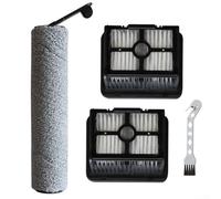 Rackumic Kit de filtro de cepillo lateral principal para aspiradora inalámbrica Dreame H12S AE HHR14A en húmedo y seco, incluye filtro de nailon de pelusa de plástico, juego de piezas de repuesto (A)