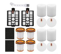 Rackumic Kit de filtros de espuma para aspiradora inalámbrica Shark WS642AE, paquete de 4 filtros, 4 filtros de espuma, 2 bases de motor y prefiltro, 1 herramienta de limpieza, lavable, reutilizable