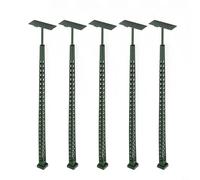 Rackumic Luces LED de mástil de celosía modelo a escala HO, juego de 5 piezas de lámparas de metal de 13,5 cm para diseños de trenes y edificios de modelos, 3 V CC CA con resistencias para fuente de