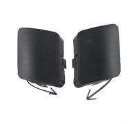 Rackumic Par de tapas de gancho de remolque para Toyota RAV4 2006 2007 2008 ACA33 ACA30 ACA31 ABS plástico negro izquierdo y derecho parte exterior de repuesto