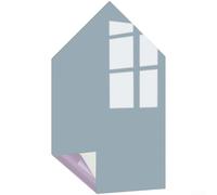 Rackumic Pegatina de pizarra blanca extraíble Arte de pared de PVC mensual 40.6x101cm para sala de estar dormitorio planificación azul claro (gris)