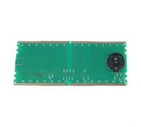 Rackumic Probador de memoria DDR5 LED tarjeta de diagnóstico para computadora de escritorio, placa base, detección de fallos, entrada de alimentación dual, herramienta de hardware compacta y ligera