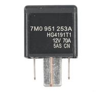 Rackumic Relay 7M0951253A - Pieza de repuesto de encendido eléctrico ABS negro para Suprapro para JETTA para SKODA para Polo para TIGUAN ATV UTV lado a lado con construcción de desgaste y comprobación