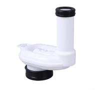 Rackumic Sifón horizontal DN50 x DN40 50 - Trampa de desagüe con diseño optimizado de flujo de residuos para una conexión fiable de alcantarillado y reflujo reducido que se adapta a múltiples opciones