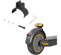 Rackumic Trasero para FENDER Soporte de montaje para Xiaomi para M365 Pro para NINEBOT MAX Scooter eléctrico Soporte de luz trasera Placa fija Material ABS para Negro 11x11x4cm 50g Ligero Mejora la