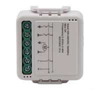 Rackumic WiFi para ZIGBEE Módulo de interruptor de cortina para persianas enrollables Motor eléctrico Soporte para ALEXA Google Home Comandos de voz a través de la aplicación TUYA Life para EU UK AC