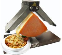 Raclette Cheese Melter, Máquina de Queso eléctrica Comercial, fusión de Parrilla 900W con área de calefacción Doble, Calentador de Queso de la máquina de fusión Tradicional de Raclette de calefacción
