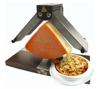 Raclette Cheese Melter, Máquina de Queso eléctrica Comercial, fusión de Parrilla 900W con área de calefacción Doble, Calentador de Queso de la máquina de fusión Tradicional de Raclette de calefacción