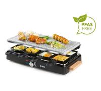 Raclette Domo DO9262G 8 Personas 1400W Piedra Natural y Plancha Grill