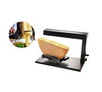 Raclette Queso Melter Máquina de Queso Comercial Eléctrica 750W Dispensador de Queso Nacho Medio Queso Rueda Maker Ángulo Ajustable Calentamiento Rápido