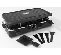 Raclette Superchef, Recubrimento anti adherente ILAG, CORFLON ultra, SWISS Technology 8 Personas 8 Mini Sartenes 8 Espatulas Grill Electrico Parrilla Barbacoa