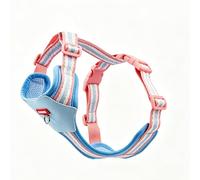 Racocou Arnés de Malla Suave para Perros pequeños - Chaleco fácil de Poner para Caminar sin Tirar con Hebilla de Seguridad en D Transpirable y Ajustable,Azul,S