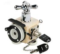 Racocou Bloque Ocupado de Madera Juguete Educativo mecánico de desbloqueo Desarrollo de Habilidades Finas Entrenamiento de coordinación Mano-Ojo Panel de Actividades